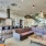 Gourmet kitchen connected to large lounge space